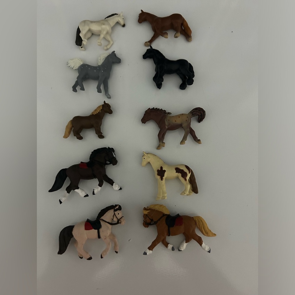 Vintage Safari Ltd Horse Figurines Lot